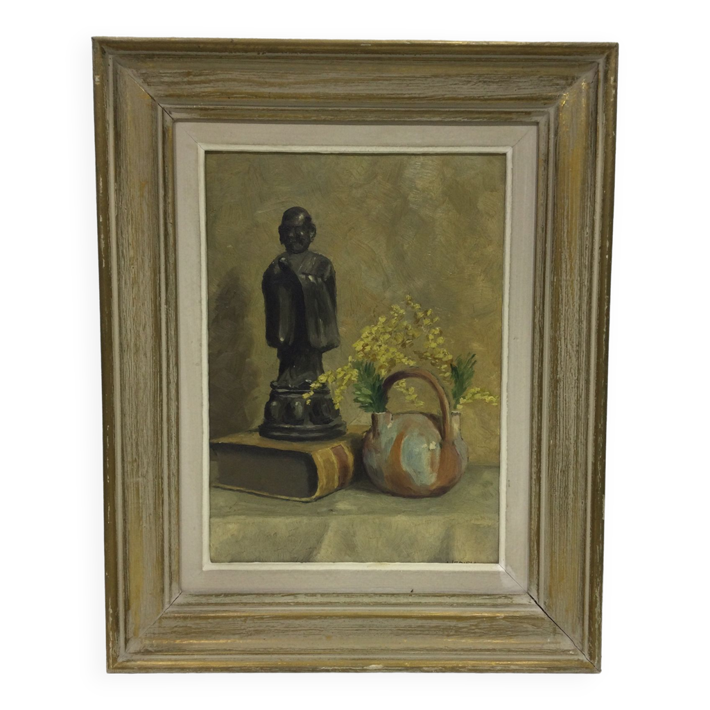 Huile sur toile nature morte | Selency