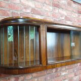 Renovated art deco hanging display cabinet, retro, vintage, 1956