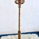 Vintage bamboo and rattan parrot coat rack, 1960s, TBE