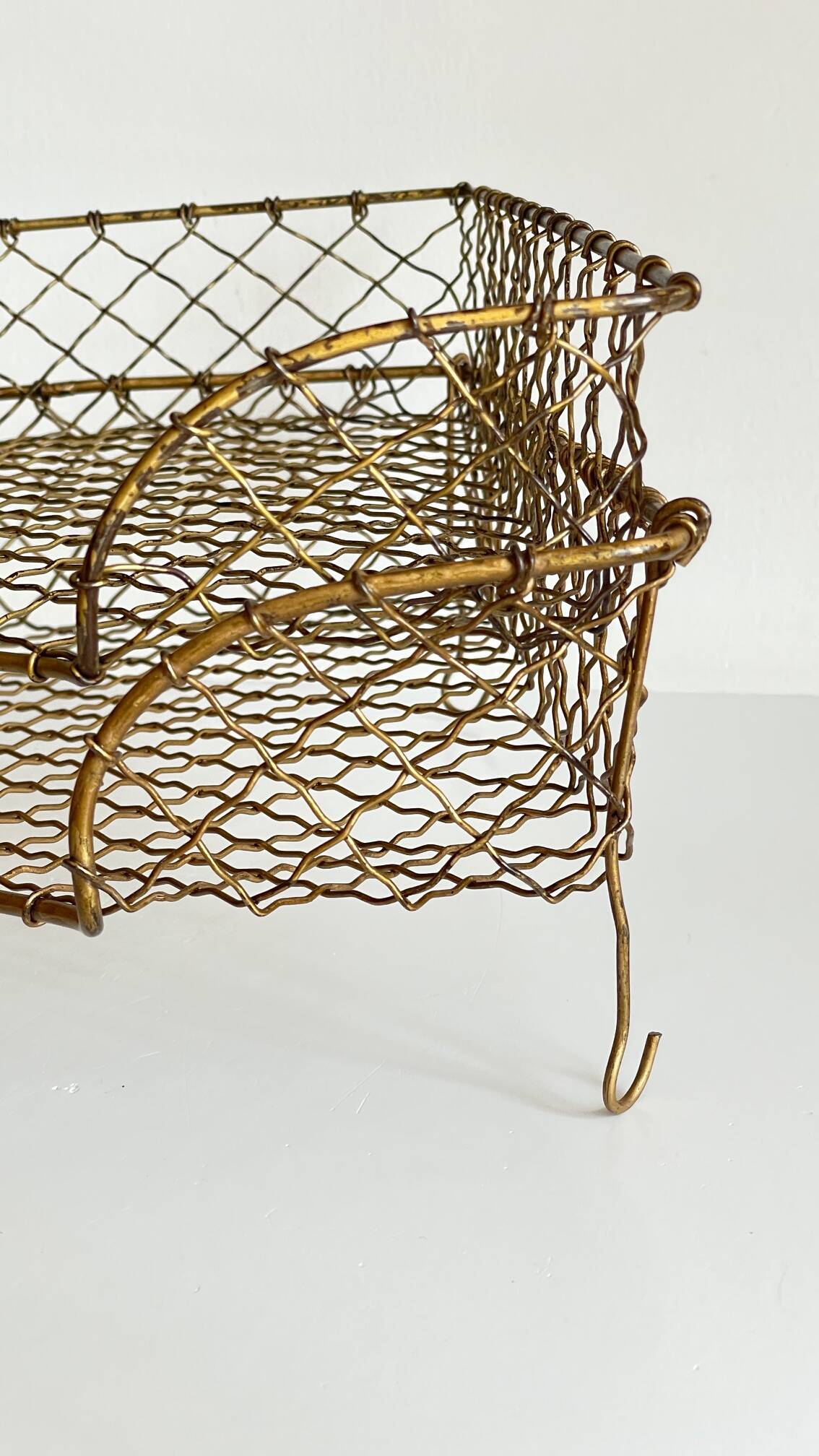 Stackable banks vintage brass wire