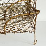 Stackable banks vintage brass wire