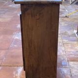 Small antique jam jar in solid wood