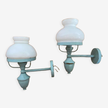 Pair of wall lamps