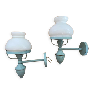 Pair of wall lamps