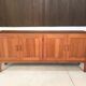 Buffet scandinave en teck massif, Danemark années 1960