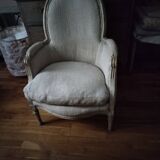 19th century Louis 16 style bergère armchair