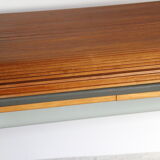 'Action office desk'  in walnut  designed by George Nelson  for Herman Miller - US - 1960's