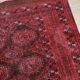 Vintage Uzbek Handmade Bukhara Rug, 4.5' x 5.10' (137cm x 181cm), 1960s