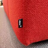 Vitra modular soft 5-seat sofa by Jasper Morrison in red Fabric