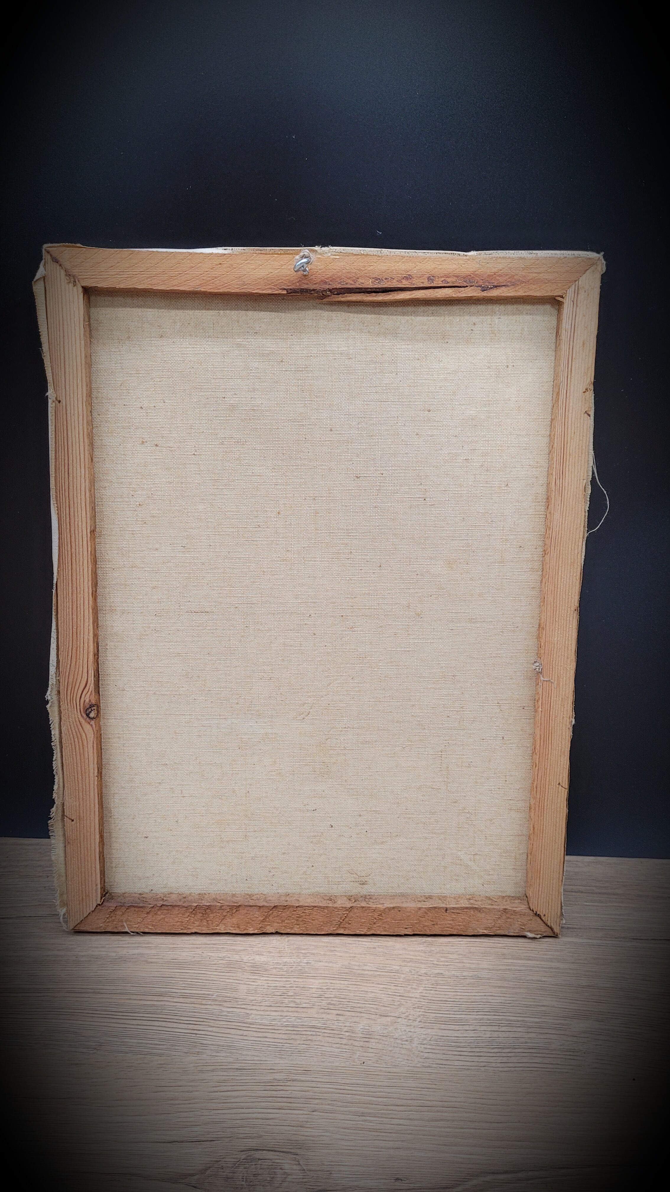 Painting on canvas lemons