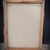 Painting on canvas lemons