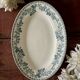 Grand plat ovale terre de fer Saint Amand Guadeloupe