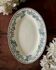 Large oval dish made of ironstone from Saint Amand, Guadeloupe.