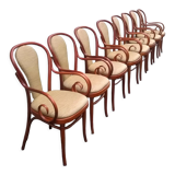 Sets of 8 FMG armchairs