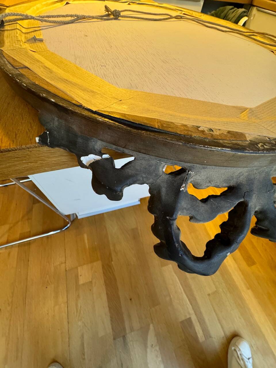 Old painting, portrait of a young boy 19th century