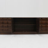 Spanish brutalist sideboard credenza