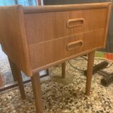 Paire de chevets danois en teck mid-century