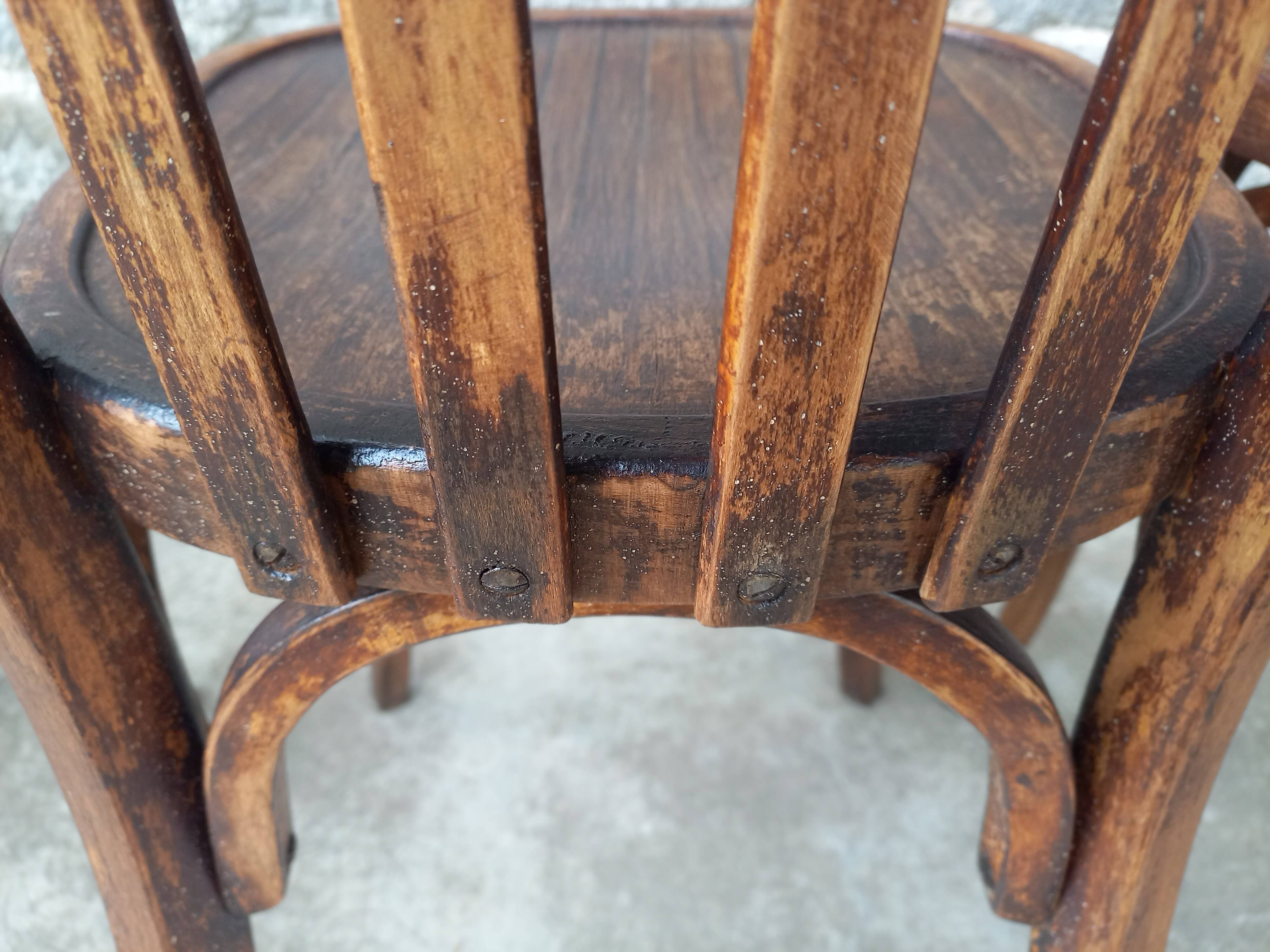 Set de 4 chaises bistrot Baumann