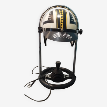 Ancienne lampe casque design automobile 1980