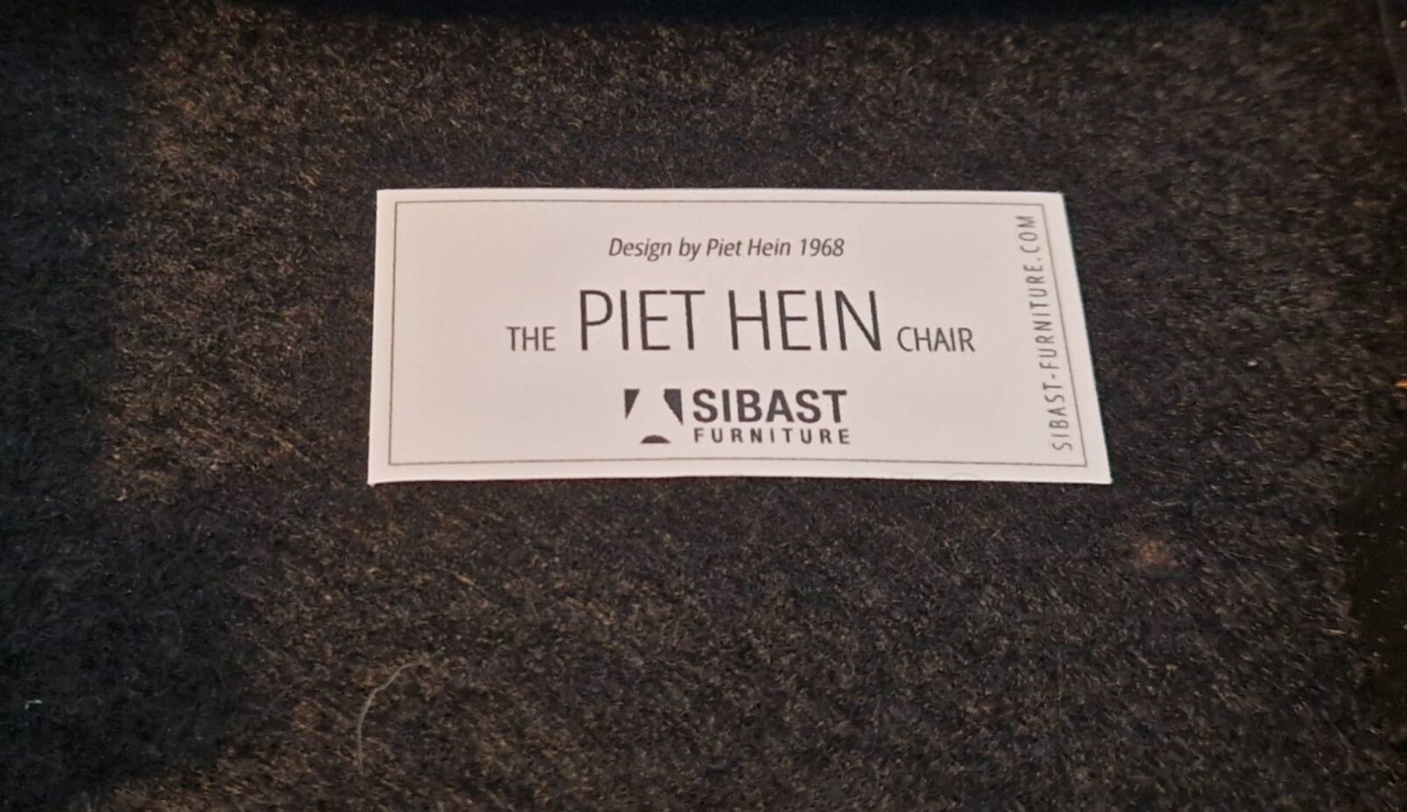 Danish design armchair Piet Hein 1968 - Publisher Sibast Furniture