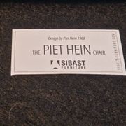 Danish design armchair Piet Hein 1968 - Publisher Sibast Furniture