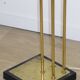 Vintage Goffredo Reggiani floor lamp in gold metal - 1970s