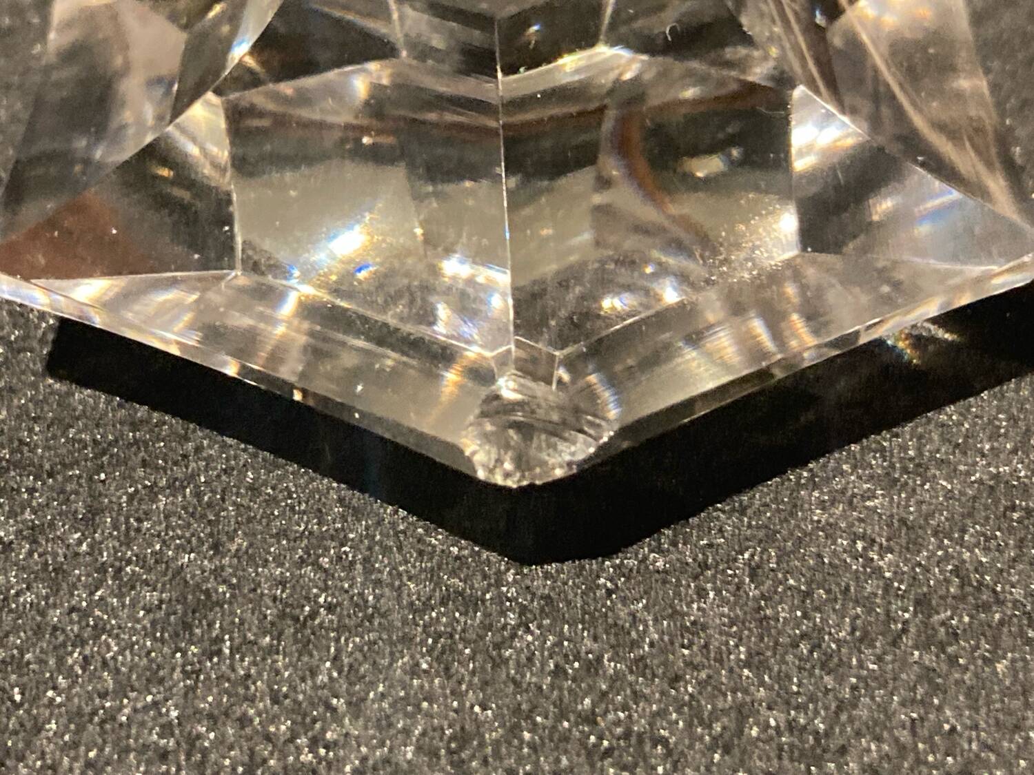 Small whisky crystal carafe