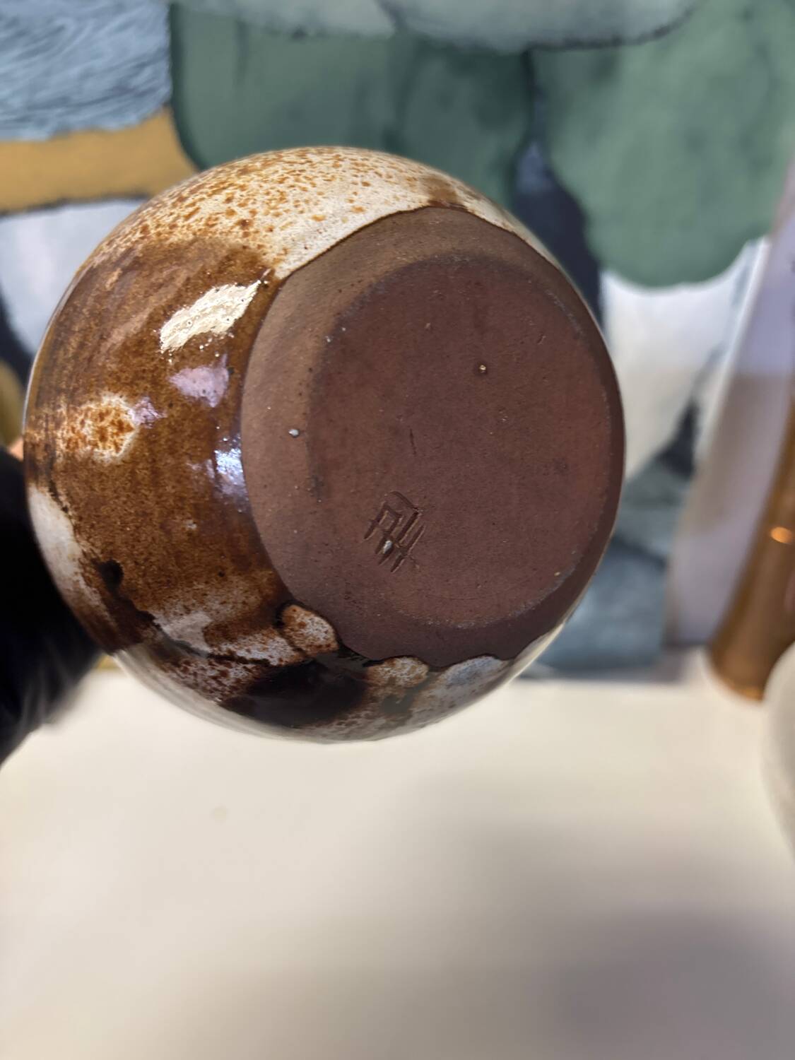 Vintage stoneware vase