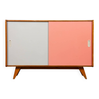 Pink and white chest of drawers by Jiri Jiroutek, model U-452 circa 1960