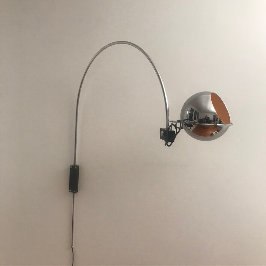 Wall lamp "eyeball" by Goffredo Reggiani