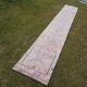Vintage Turkish hallway rug 60x404 cm