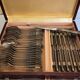 Silver plated cutlery set 89 pieces Roux Marquand