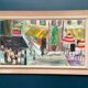 Original Swedish Oil on Canvas – “City Life” by H. Hanson 61 – Vintage & Framed – 72 × 45 cm (28.3" x 17.7")