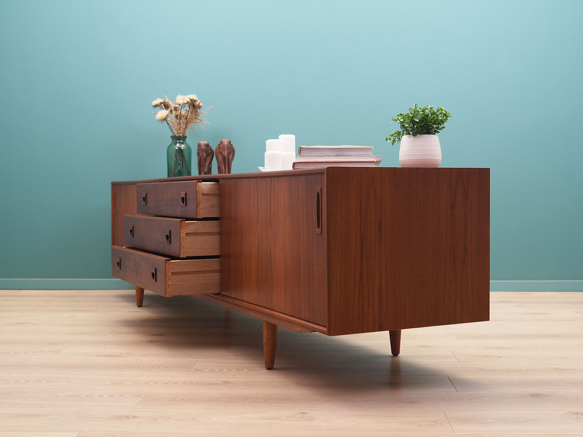 Teak Sideboard, Danish design, 1960s, production: Denmark