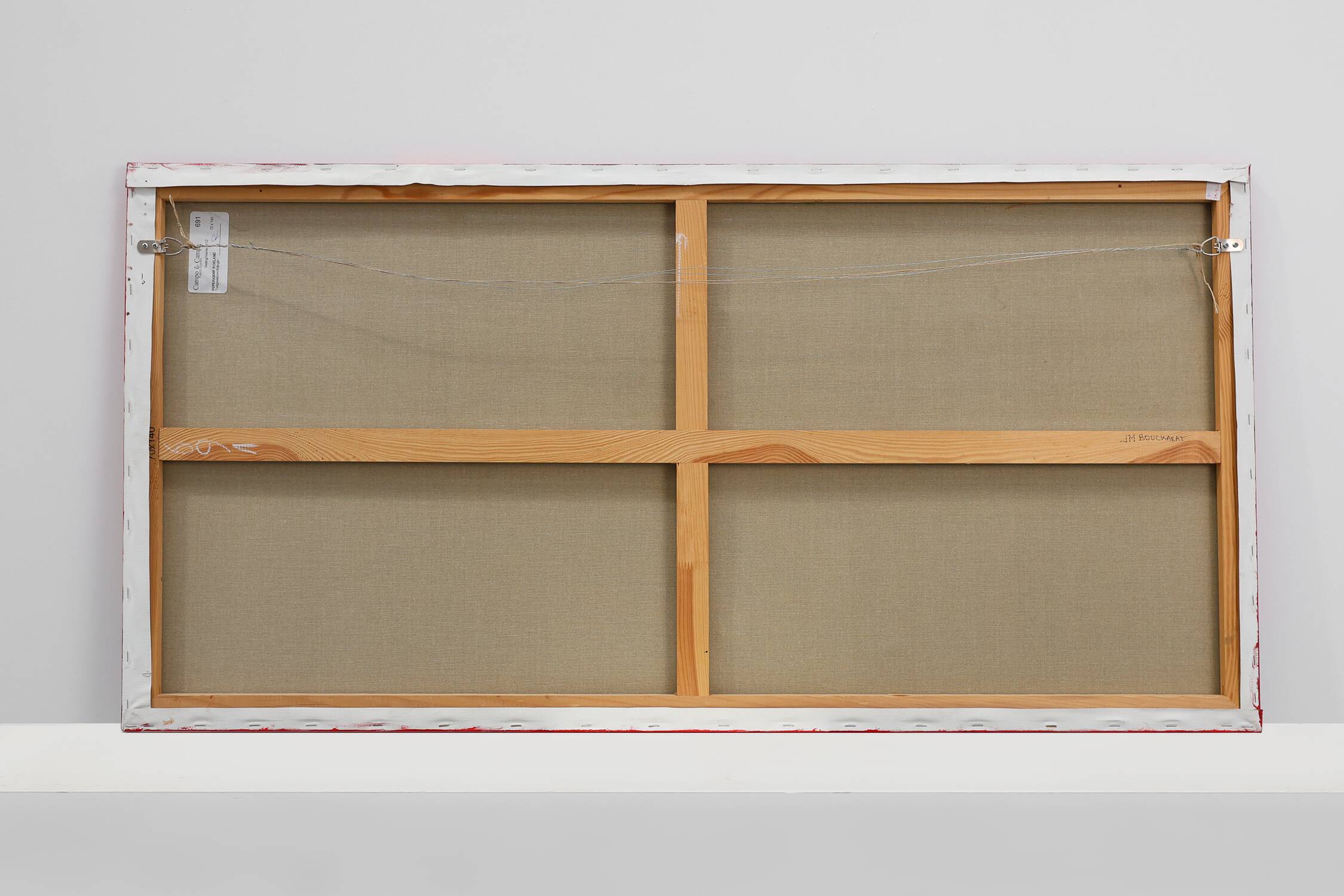 Abstract Painting by J.M. Bouckaert, Belgium ca. 2000
