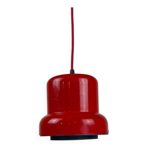 Suspension métal rouge
