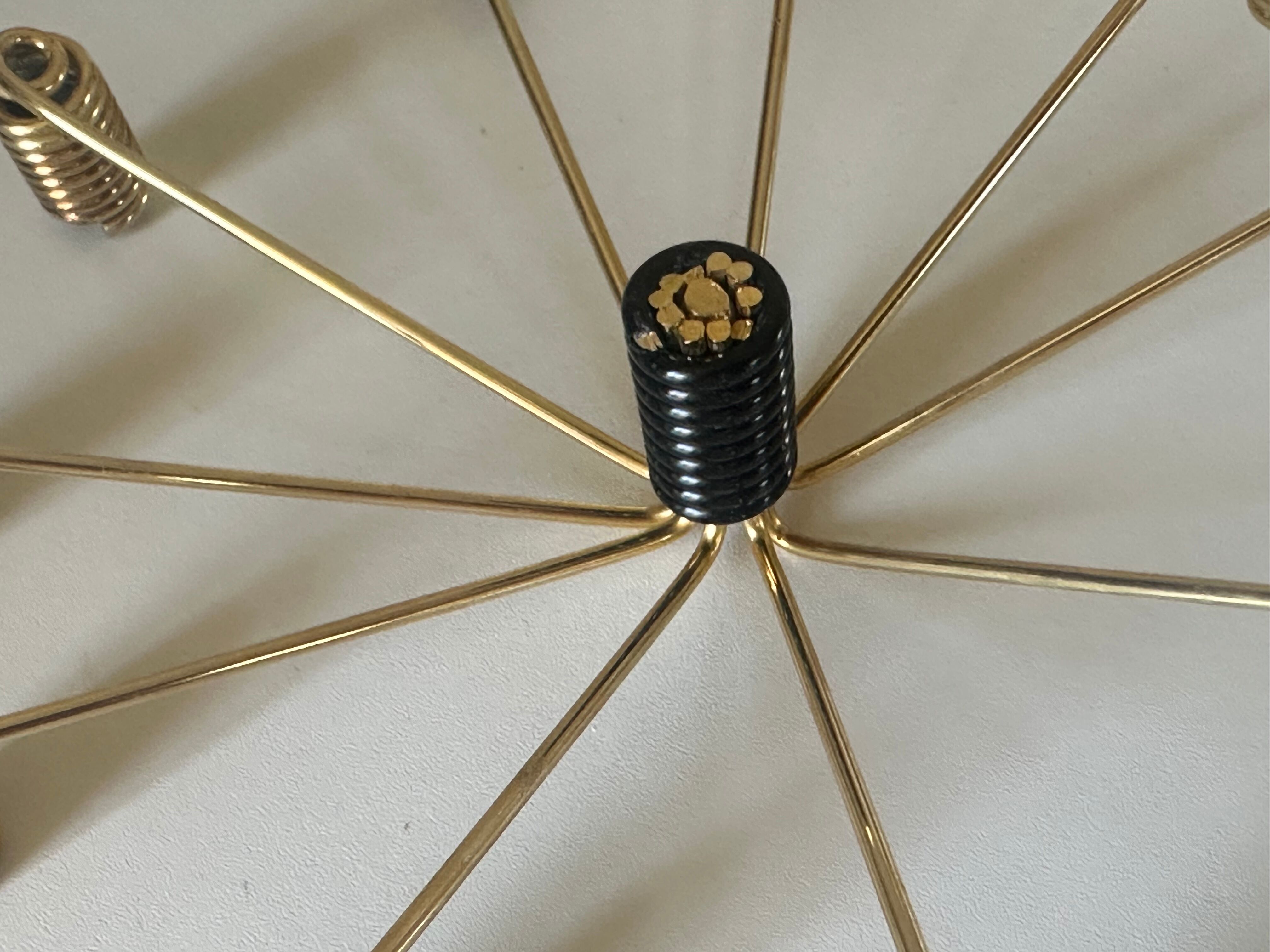 Vintage Scandinavian design candle holder 60 years