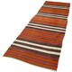 Turkish Handmade Vintage Anatolian Kilim 92 cm x 319 cm