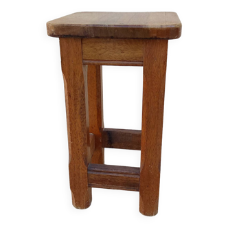 old oak stool