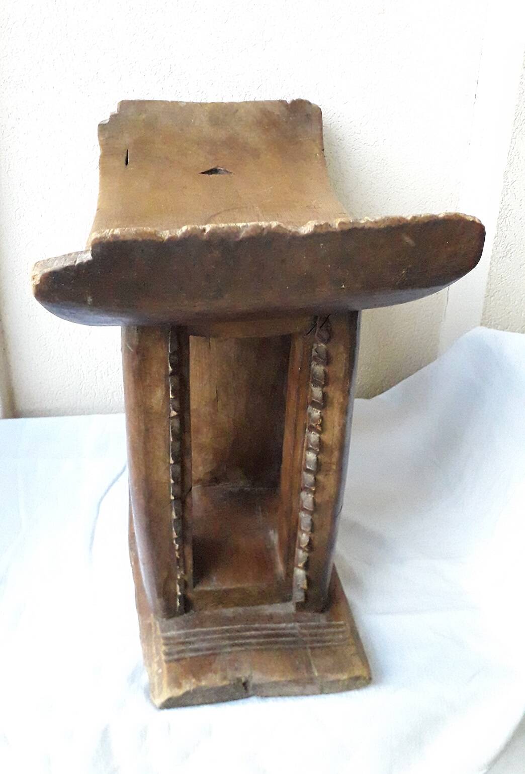 African wooden stool