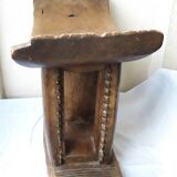 Tabouret africain en bois
