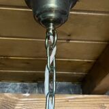 Lustre style hollandais en laiton  10 bougies
