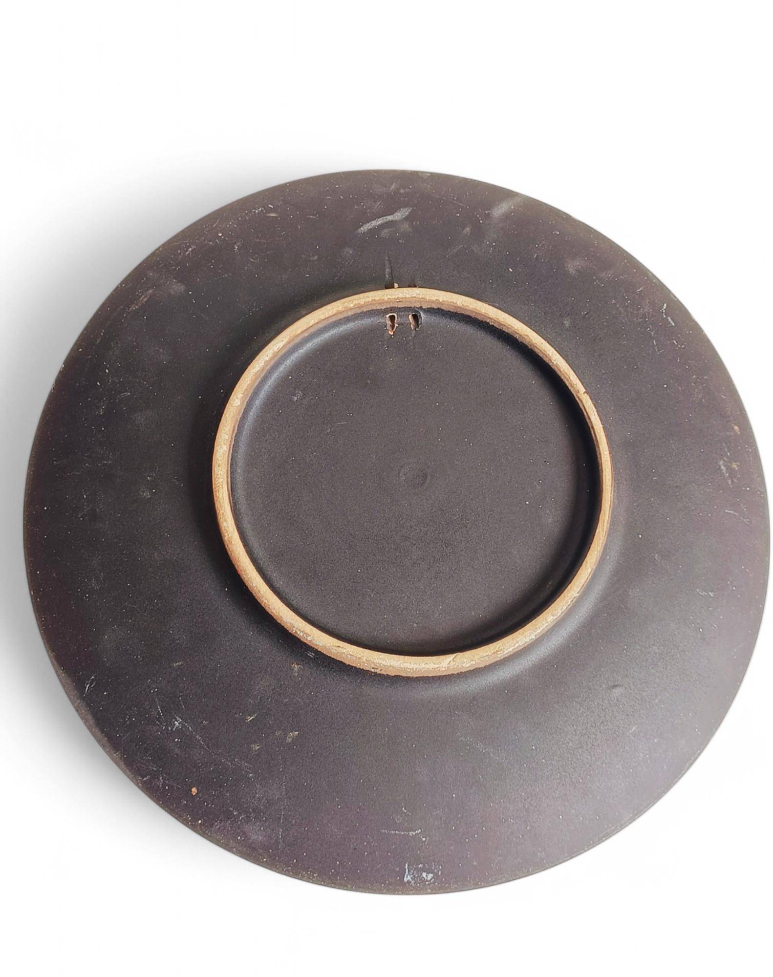 Mid-Century Ceramic Plate by Ruscha, Floral Décor, Germany, 1950s