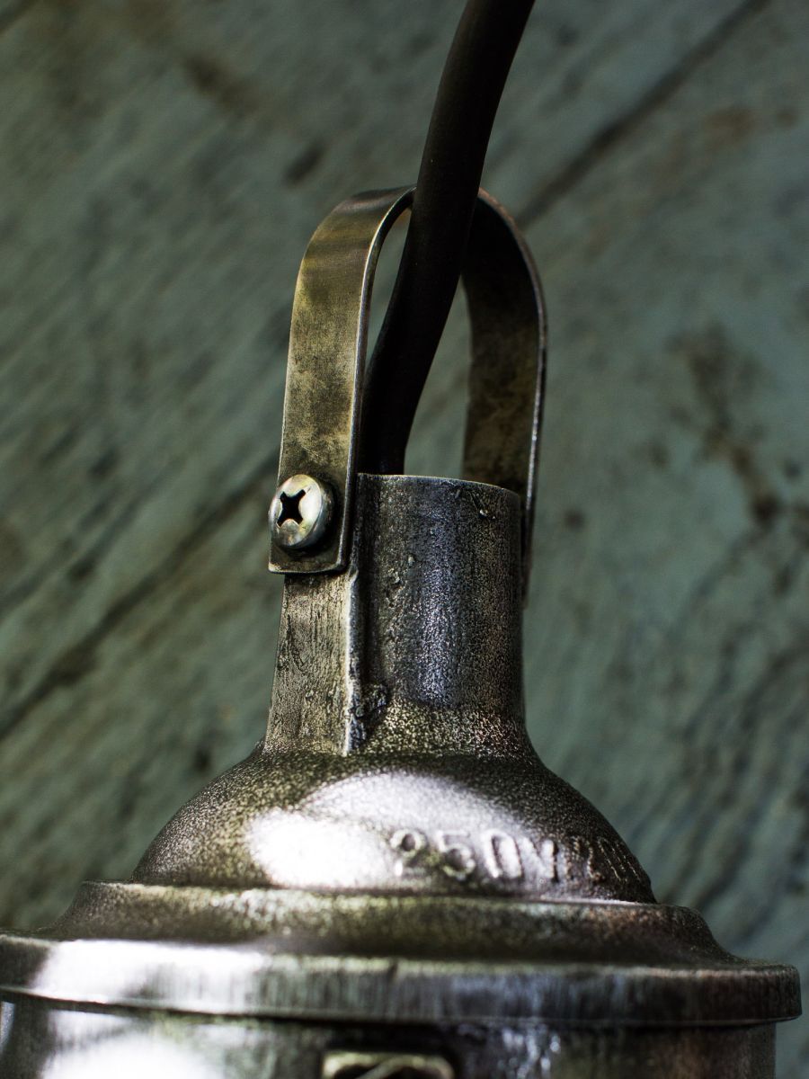 Industrial metal and glass suspension