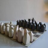 Handmade soapstone chess set / Soap stone chess