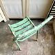 Tolix green metal garden chair no. 2