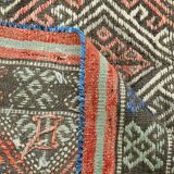 5x8 Kilim Light Blue Geometric Style Kilim Rug, 165x245Cm