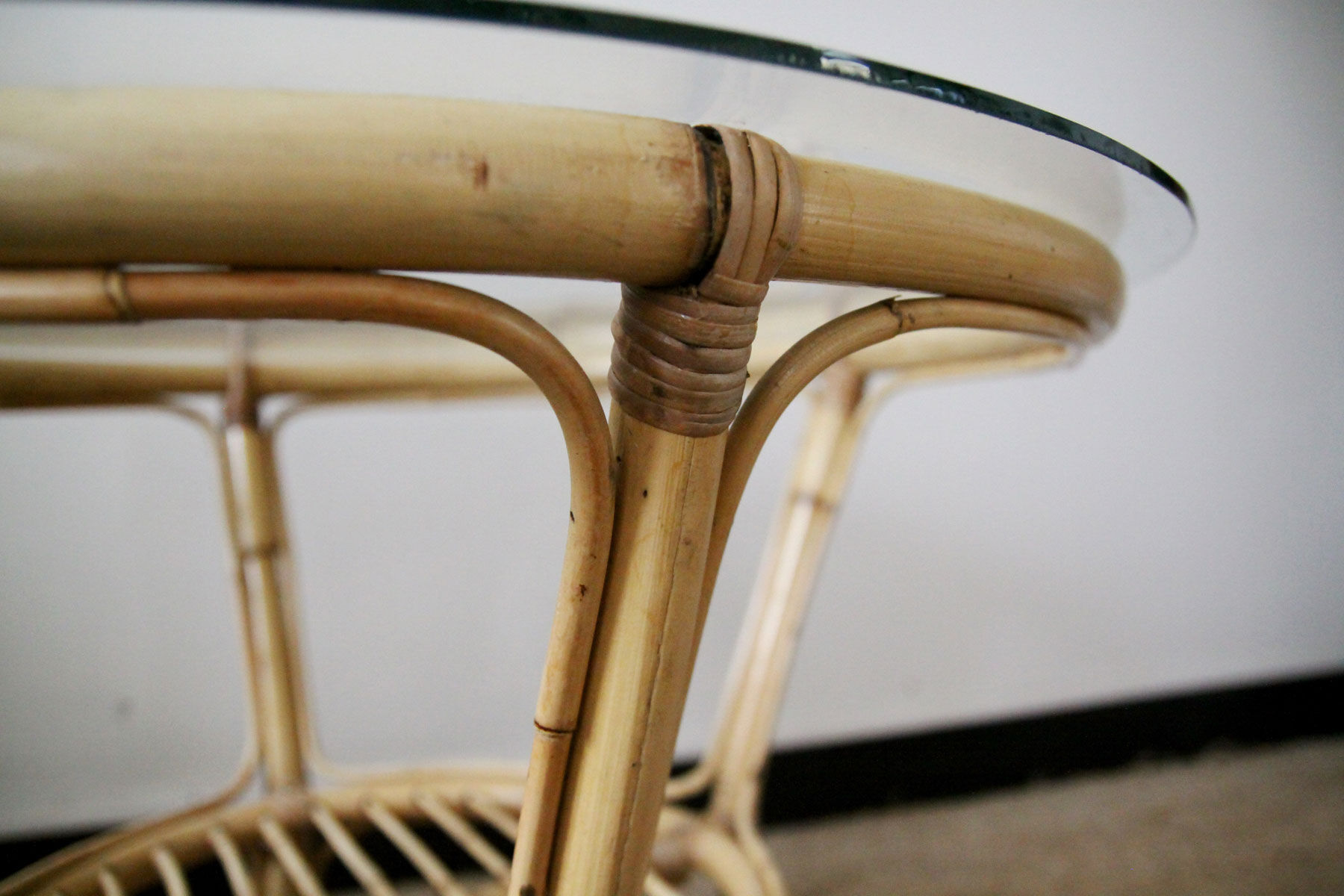 Bamboo coffee table