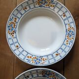 Two Badonviller Chaville soup plates