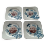 Square plates iron earth